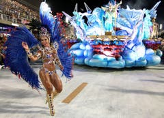 Die «Uniao da Ilha do Governador Samba School». (Bild: Keystone)