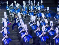 The Blue Devils International Corps aus Amerika. (Bild: Keystone / Patrick Staub)