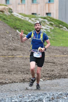 Der 6. Mountainman 2015 fotografiert auf der Melchsee-Frutt bei Obwalden am 25.07.2015. (Bild: Roger Zbinden (Neue LZ))