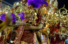 Die Samba-Schulen bereiten sich das ganze Jahr über auf den Carneval vor. (Bild: Keystone)