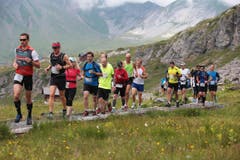 Der 6. Mountainman 2015 fotografiert auf der Melchsee-Frutt bei Obwalden am 25.07.2015. (Bild: Roger Zbinden (Neue LZ))