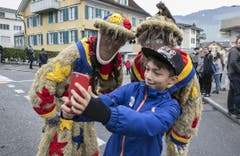Noch schnell ein Selfie mit den «Buizis». (Bild: André A. Niederberger)