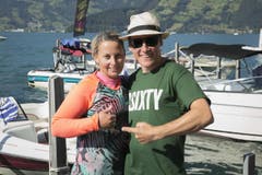 Alle wollten ein Bild mit Korina. (Bild: André A. Niederberger / Neue NZ)