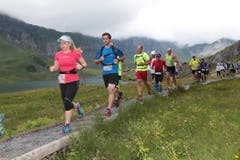 Der 6. Mountainman 2015 fotografiert auf der Melchsee-Frutt bei Obwalden am 25.07.2015. (Bild: Roger Zbinden (Neue LZ))