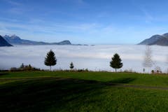Am Vierwaldstättersee, aufgenommen in Emmetten im Kanton Nidwalden. (Bild: Keystone)