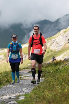 Der 6. Mountainman 2015 fotografiert auf der Melchsee-Frutt bei Obwalden am 25.07.2015. (Bild: Roger Zbinden (Neue LZ))