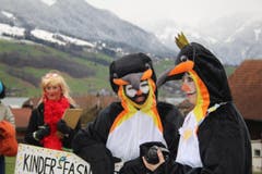 Pinguine in Sachseln. (Bild: Marion Wannemacher)