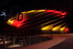 … das Nagyardei Stadium in Debrecen, … (Bild: Balazs Mohai/MTI via A)