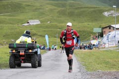 Der 6. Mountainman 2015 fotografiert auf der Melchsee-Frutt bei Obwalden am 25.07.2015. (Bild: Roger Zbinden (Neue LZ))
