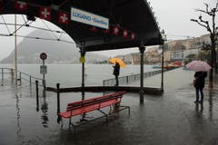 Ufer des Luganersees. (Bild: Keystone)