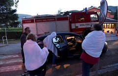 In Norcia verbringen Menschen die Nacht nach dem Erdbeben im Freien. (Bild: EPA / Matteo Crocchioni)