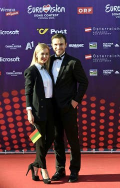 Monika Linkyte und Vaidas Baumila, Litauen. (Bild: Keystone)