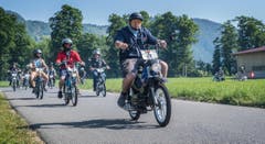 Perfektes Wetter begleitete die Rundfahrt am Samstag. (Bild: Boris Bürgisser (LZ))