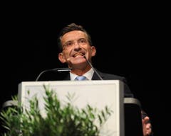 Landammann Beat Jörg hielt die Festrede. (Bild: Urs Hanhart)