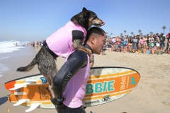 Zum achten Mal wurde der Wettkampf am Strand von Huntington Beach in Kalifornien veranstaltet. (Bild: Keystone)