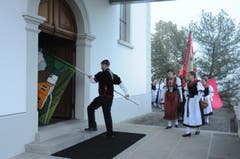 Einzug in die Kirche. (Bild: Philipp Unterschütz)
