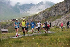 Der 6. Mountainman 2015 fotografiert auf der Melchsee-Frutt bei Obwalden am 25.07.2015. (Bild: Roger Zbinden (Neue LZ))