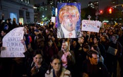 US Presidential Election Protest (Bild: Keystone)