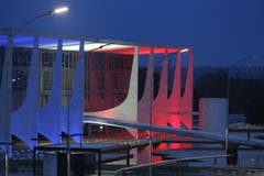 Der Palast des Präsidenten in Brasilia. (Bild: Ap Photo/Eraldo Peres)