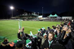 Letztes Spiel im Kleinfeld Kriens zwischen dem SC Kriens und dem FC Köniz am Samstag, 19. November 2016. (Bild: Philipp Schmidli)