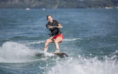 Viele zeigten ihr Können vorallem auf dem Wakeboard. (Bild: André A. Niederberger / Neue NZ)