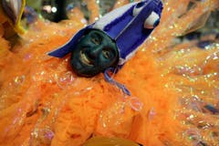 Ein Tänzer der «Grande Rio Samba School». (Bild: Keystone)