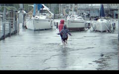 Videostandbilder vom Hochwasser am Bodensee 19.Juni 2016 (Bild: Michel Canonica (Michel Canonica))