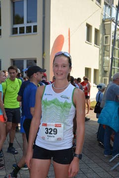 Platz 4 bei den Frauen: Valerie Widmer aus Kirchberg (1:54:58). (Bild: Beat Lanzendorfer)
