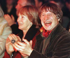 Die grosse Liebe: Dimitri und seine Frau Gunda 1998 in Wohlen. (Bild: CHRISTOPH RUCKSTUHL (KEYSTONE))