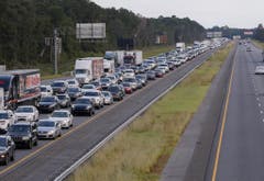 Einwohner von Florida flüchten in Richtung Norden, um sich vor dem Tropensturm Irma in Sicherheit zu bringen. (Bild: Keystone)