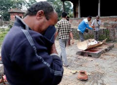 Powerful earthquake hits Nepal (Bild: Keystone)