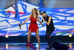 Ilinca (rechts) und Alex Florea traten für Rumänien an. (Bild: Keystone)