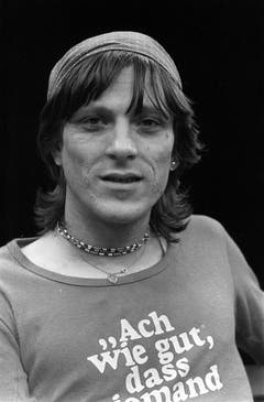 Polo Hofer, aufgenommen am 12. April 1977 in Zürich. (Bild: Archiv Keystone)