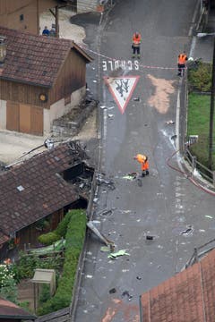 SCHWEIZ FLUGZEUGABSTURZ (Bild: Keystone)