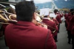 Auftritt der Musikgesellschaft Niederbüren. (Bild: Benjamin Manser)