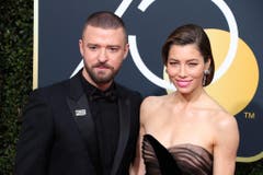 Justin Timberlake besuchte den Event mit seiner Frau Jessica Biel. (Bild: Keystone)
