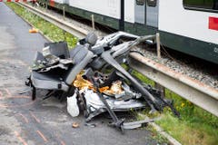LEVELCROSSING ACCIDENT (Bild: Keystone)