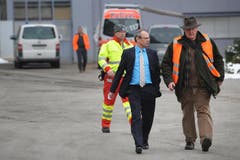 Polizeikommandant Beat Hensler (links) und Daniel Bussmann, Chef der Kriminalpolizei Luzern. (Bild: Boris Bürgisser / Neue LZ)