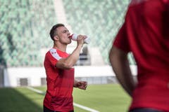 PK und Training Schweiz. Nationalmannschaft (Bild: Michel Canonica)