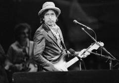 Dylan 1984 im St. Jakob-Park in Basel. (Bild: Keystone)