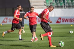 PK und Training Schweiz. Nationalmannschaft (Bild: Michel Canonica)
