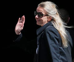 Prinzessin Mabel, Ehefrau von Beatrix' Sohn Friso, der seit einem Lawinenunfall im Koma liegt. (Bild: Keystone)