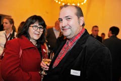 Thomas Goetz mit Lebenspartnerin. (Bild: Donato Caspari)