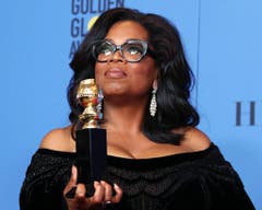 US-Moderatorin Oprah Winfrey hat in diesem Jahr den Cecil B. DeMille Award fürs Lebenswerk erhalten. (Bild: Keystone)