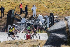 SUPERPUMA, ABSTURZSTELLE, UNFALL, (Bild: SAMUEL GOLAY (KEYSTONE/TI-PRESS))