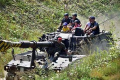 Zahlreiche Besucher kamen ans Panzertreffen nach Bürglen. (Bild: Mario Testa)
