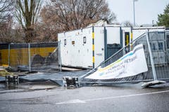 Am Bodesee windete es bereits am Mittwochmorgen stark. (Bild: Andrea Stalder)