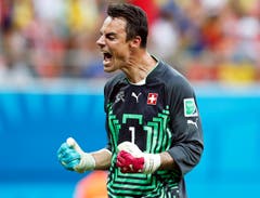 Geschafft! Die Schweiz steht im Achtelfinal. (Bild: Keystone)
