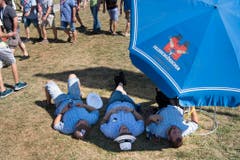 SCHWINGEN, SCHWINGFEST, EIDGENOESSISCHES SCHWING- UND AELPLERFEST ESTAVAYER 2016, ESAF, FETE FEDERALE DE LUTTE ET DES JEUX ALPESTRES, FESTA FEDERALE DEI LOTTATORI E DEGLI ALPIGIANI, (Bild: Keystone)
