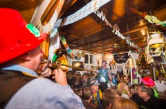 Beizenfasnacht mit Guggenmusik im Schöntal Ermatingen (Bild: Andrea Stalder)